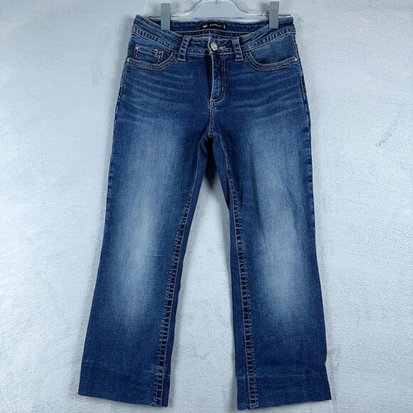 Lee Jeans Vintage 1889 Womens Straight Leg Mid Rise Fit Blue Size 8 Medium - Picture 1 of 10